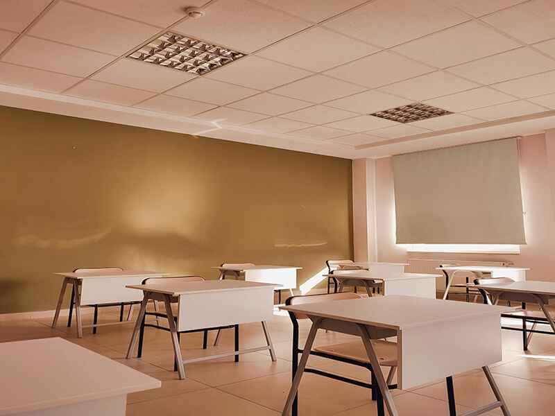 Classroom renovation by ASASA Constructions, a licensed and insured school renovation contractor in Toronto, enhancing learning spaces.